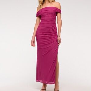 Abercrombie Mesh Draped Maxi